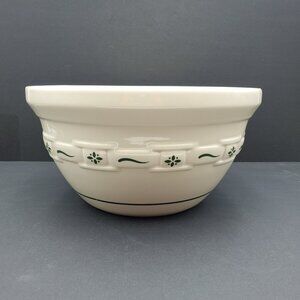 Longaberger Woven Traditions Heritage Green Extra Large 11" Mixing Bowl
